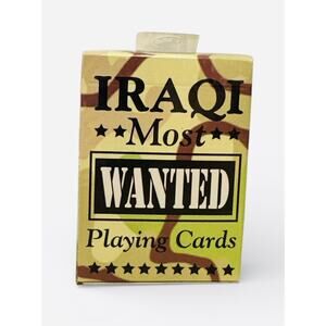 IRAQI MOST WANTED Bicycle Playing Cards Made in the USA Hoyle Product Sealed